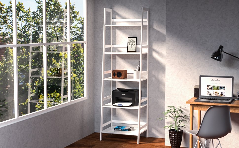 bookshelf bookcase shelf book storage shelves white cube organizer kid ladder tall room