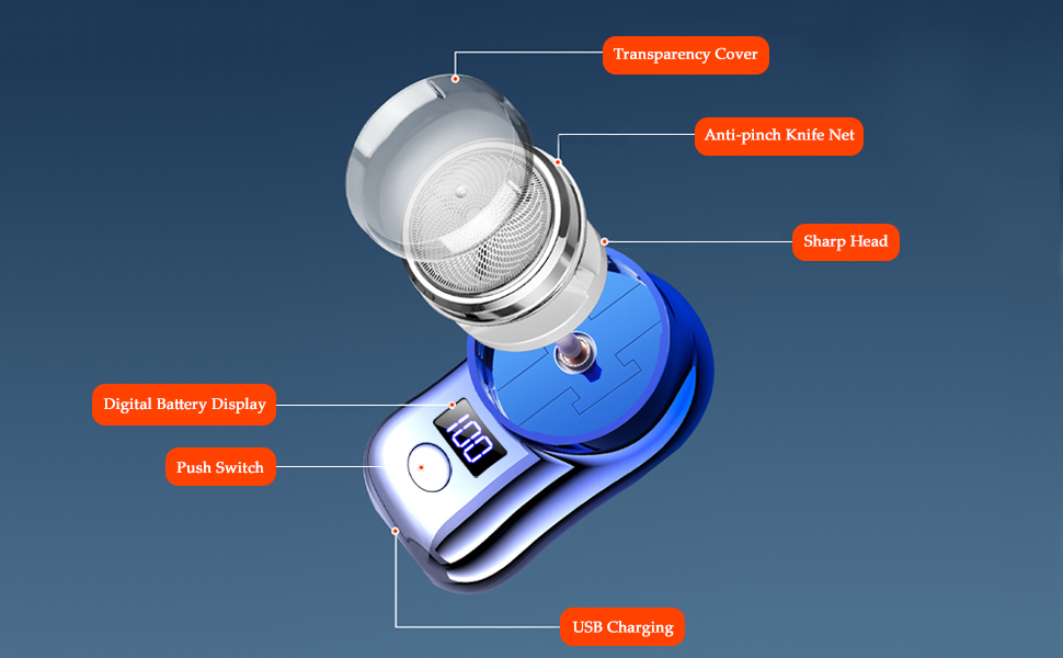 Mini Shavers with Digital Display