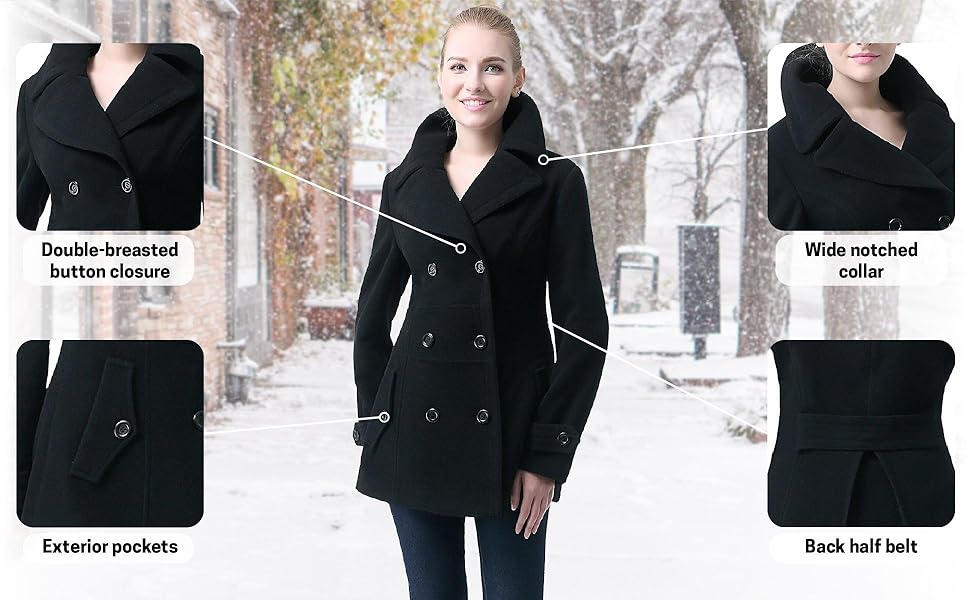 ジャケット・アウター peep inside head Wool Coat peep inside head Wool Coat