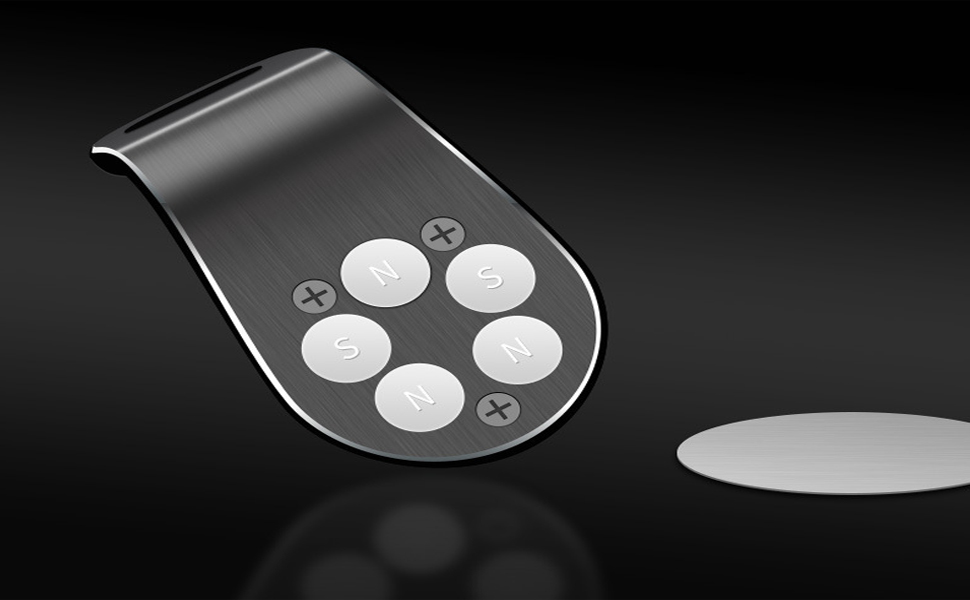 Super Strong Magnetic Attraction, Stable And Portable —— Metal Magnetic Mobile Phone Holder