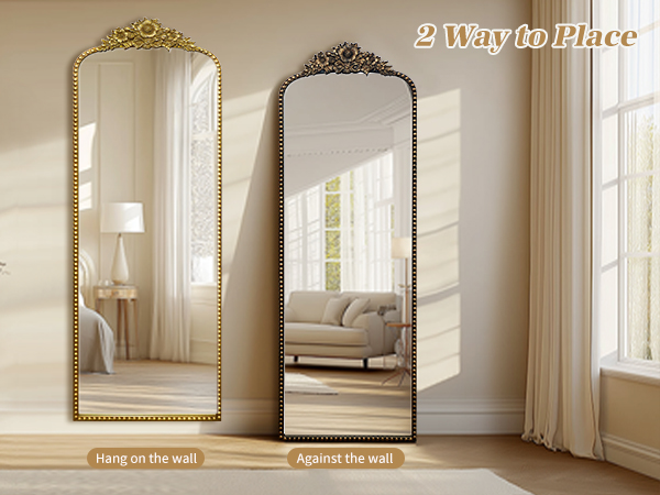 Amazon.com: IPOUF Full Length Mirror, 75x30 Baroque Style