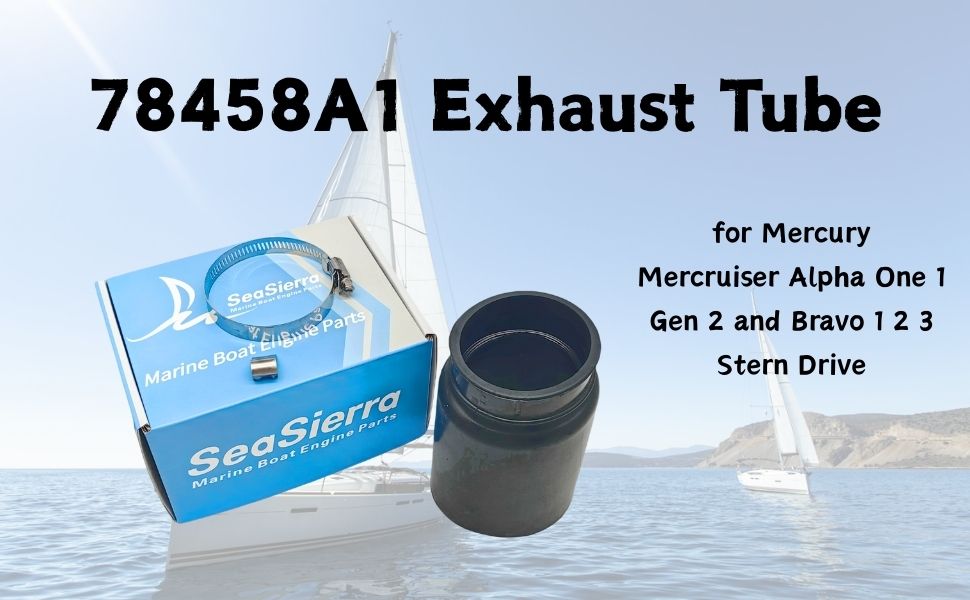 meruページ Amazon.com: Boat Marine 78458A1 Exhaust Tube for Mercury
