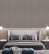 Yun-aeon Faux Wood Peel and Stick Wallpaper Light Gray - 15.7"×120"(13.13sq ft) Thicken Self-Adhe...