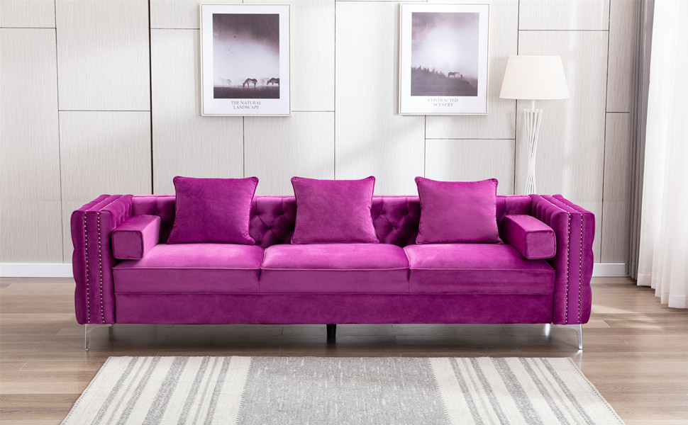 Amazon.com: Legend Vansen Velvet Sofa sectional for Living