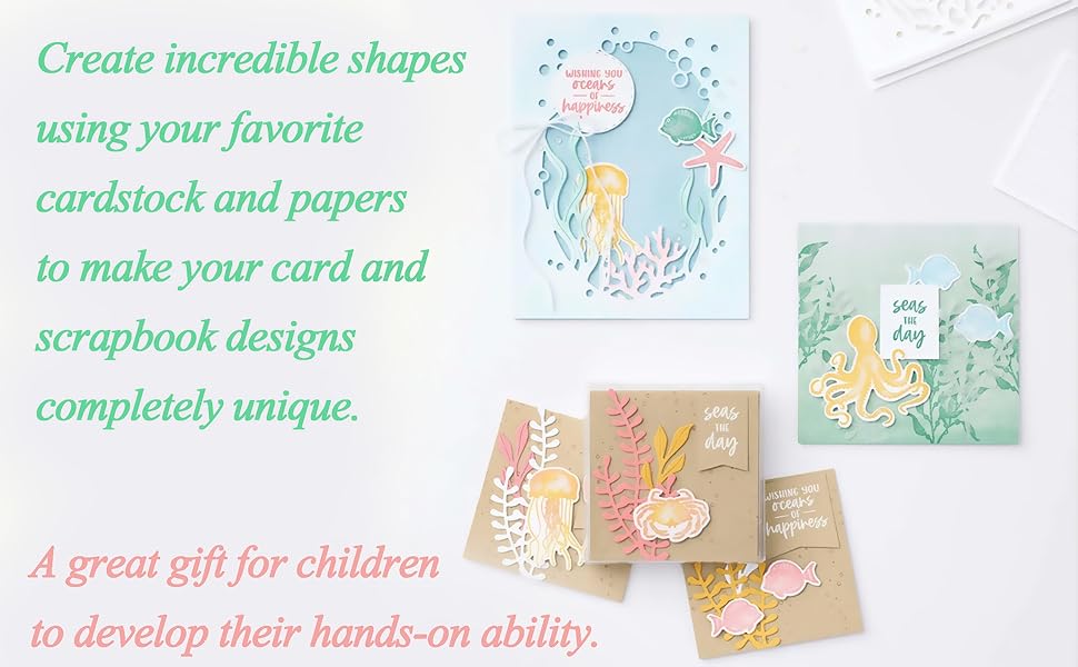 Stamps and Dies for Card Making, Stamps and Metal Cutting Dies Set