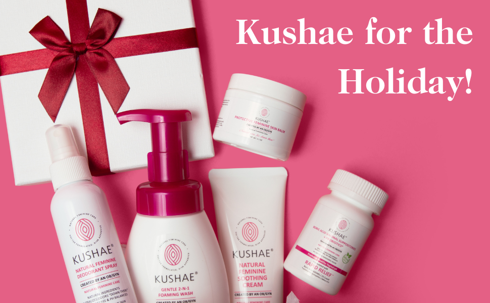 Kushae Holiday Foaming Wash Spray Stick Boric balm