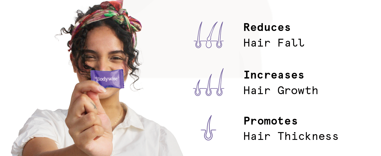 Bodywise hair gummies