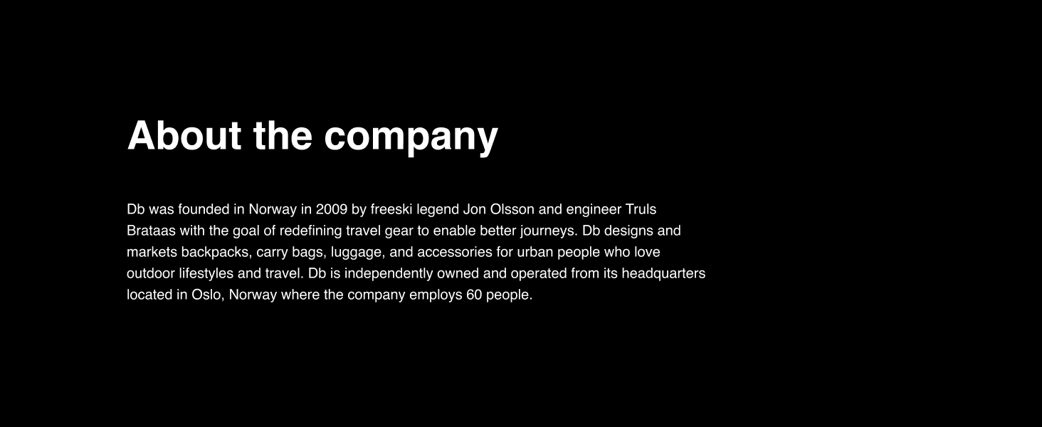 Db Journey About the company