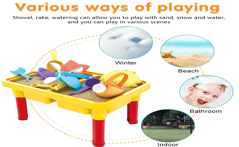 Kids Sand and Water Table Toddler Sand & Water Table for Kids 13