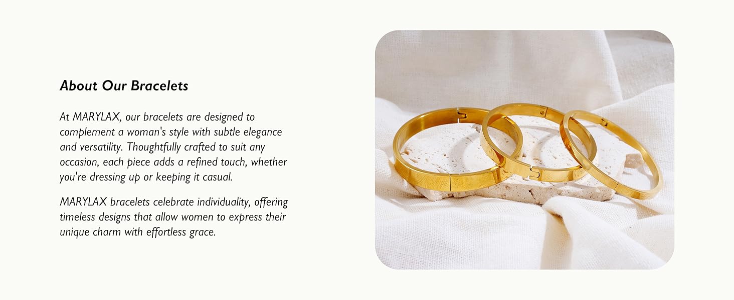 large bangle bracelets for women