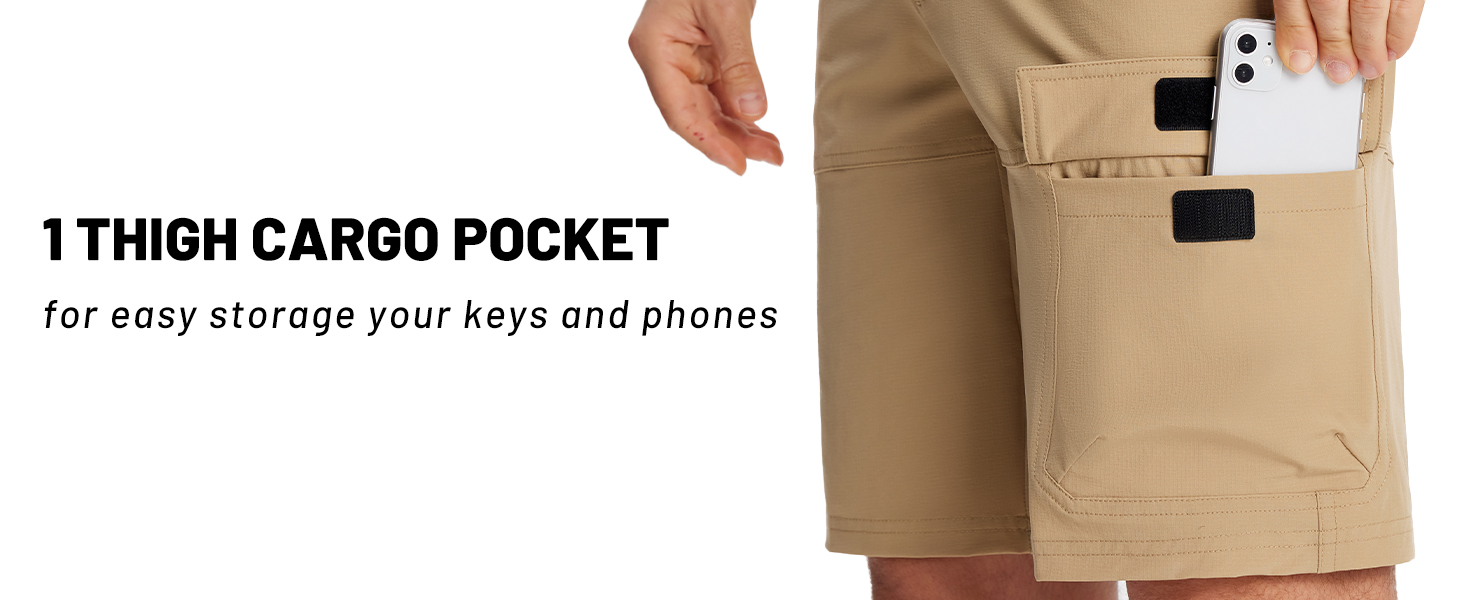 Hiking Golf Shorts with Cargo Pockets