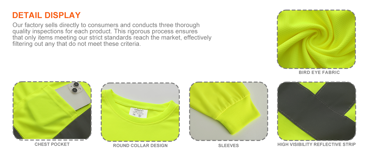 long sleeve safety shirts for men