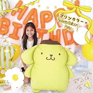 【新品・タグ付き】ポムポムプリン　バースデーマスコット　2個セット ポムポムプリンマスコットチャーム 新品 2点セット ポムポム