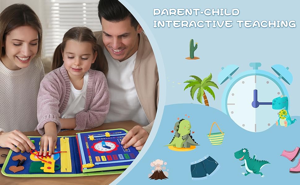 Busy Board Toy for Toddlers, Montessori Sensory Toys for Kids