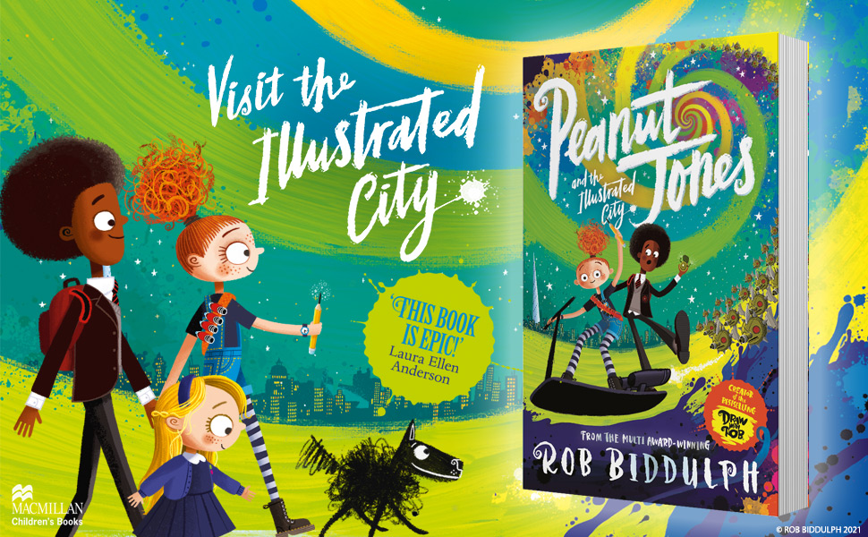 Peanut Jones and the Illustrated City from the creator of Draw with