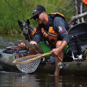 rubber fly fishing net