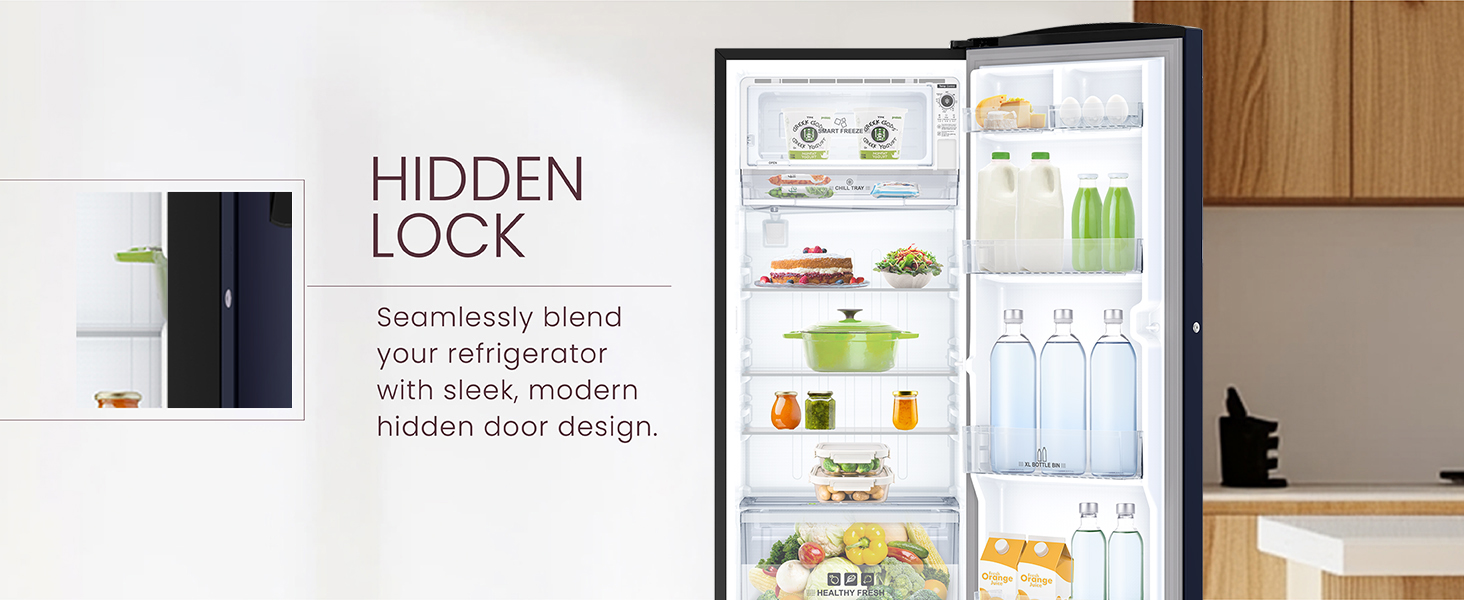 ifb, refrigerator, key, lock, hidden lock, fridge with lock
