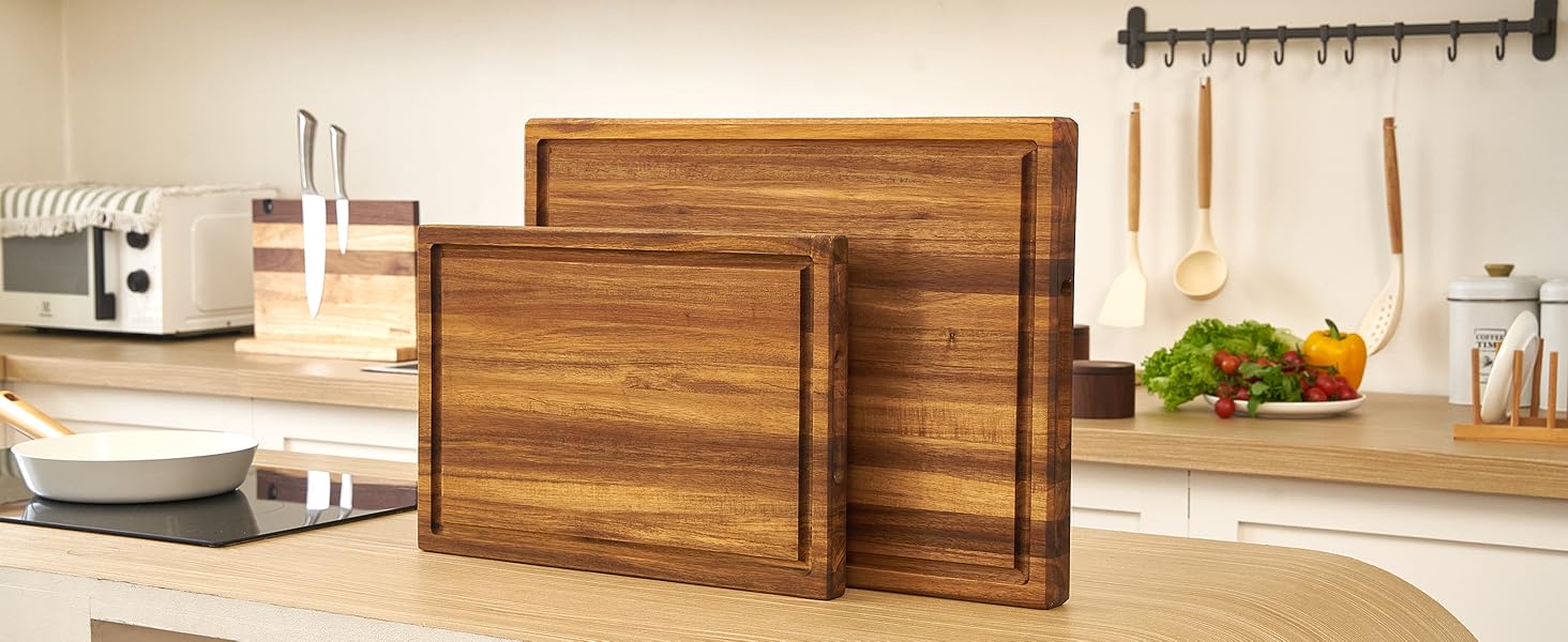 Acacia Cutting Boards for Kitchen