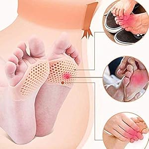 Silicone Gel Half Toe Sleeve Anti-Skid Forefoot