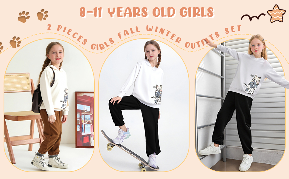 girls autumn and winter clothing