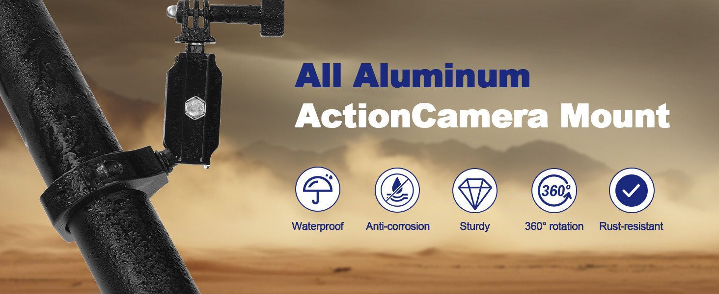 roll cage camera mount roll cage gopro mount holder gopro accessories UTV Camera Mounting Kit