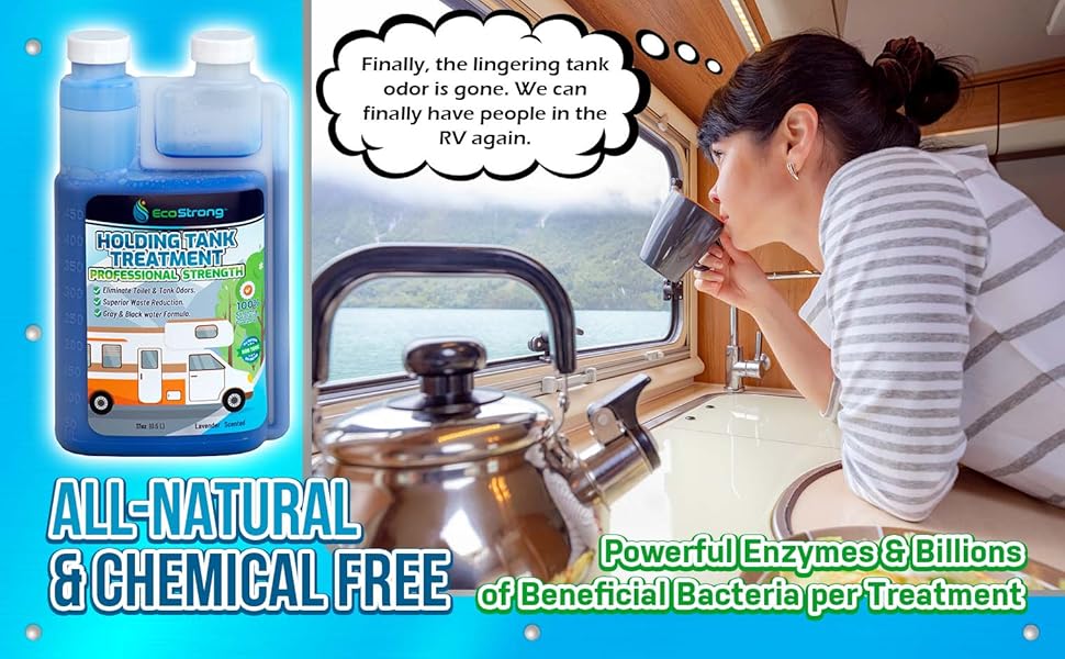 Eco Strong RV Toilet Treatment Black Holding Tank