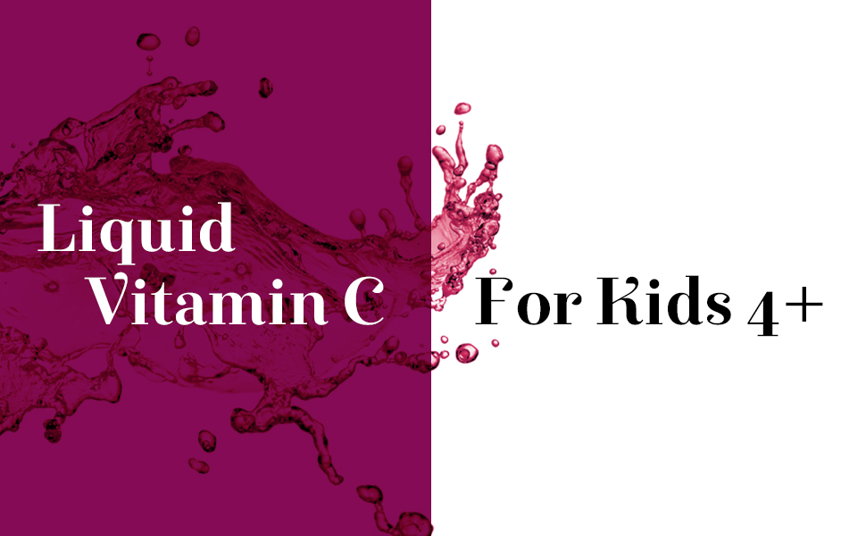 Dynamic Health Liquid Vitamin C for Kids 333 mg with Rose Hips, Acerola & Bioflavonoids
