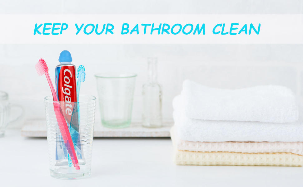 6 Pack Self Closing Toothpaste Cap,Toothpaste Cap Dispenser for Kids or Adults,Keeps