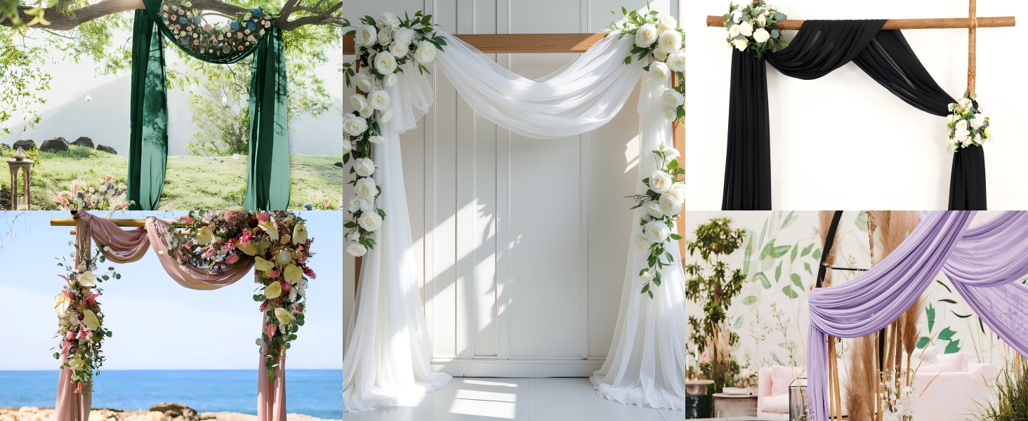 Wedding Arch Drapes Wedding Decoration Draping Fabric