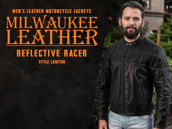 Amazon.com: Milwaukee Leather SH1785 Men's Black Leather