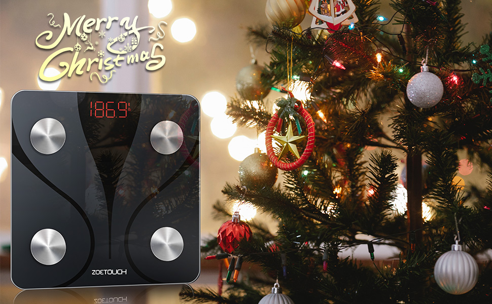 ZOETOUCH Bluetooth Body Fat Scale, Smart Wireless Digital BMI Bathroom