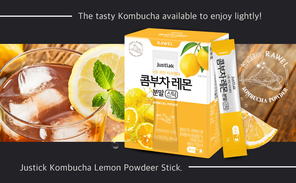 rawel,combu,combucha,combu,tea,lemon,