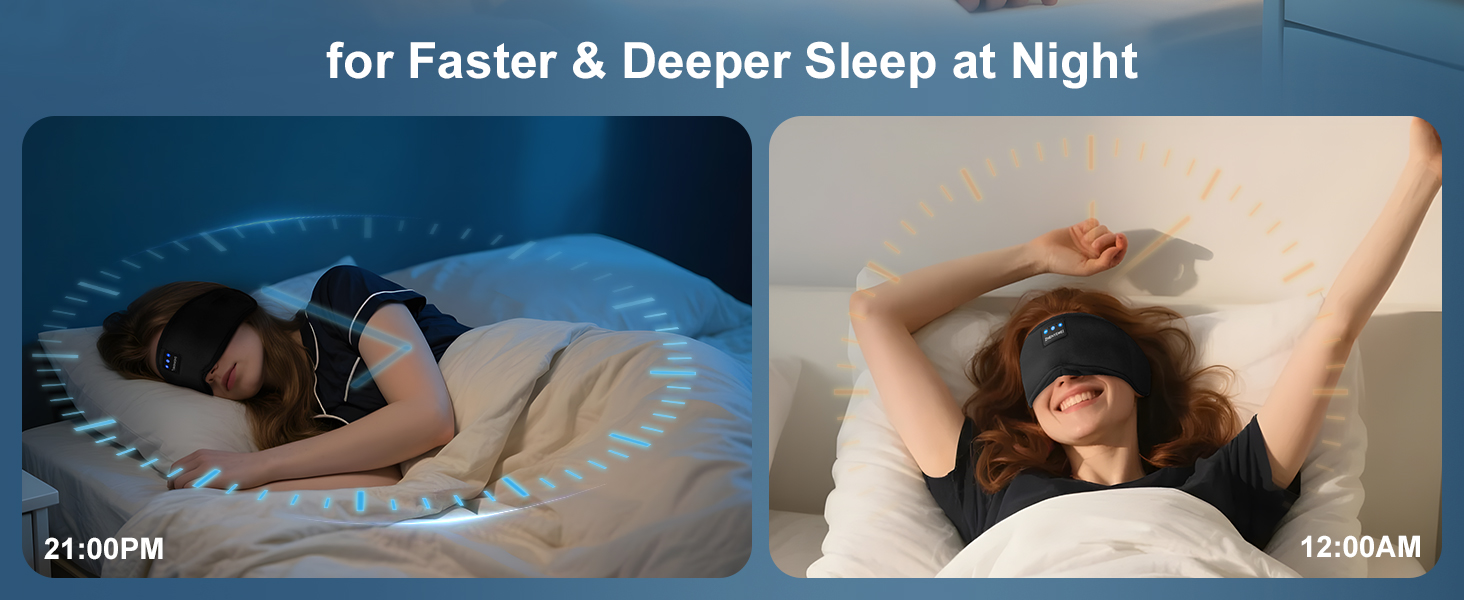 sleep eye mask bluetooth headphones
