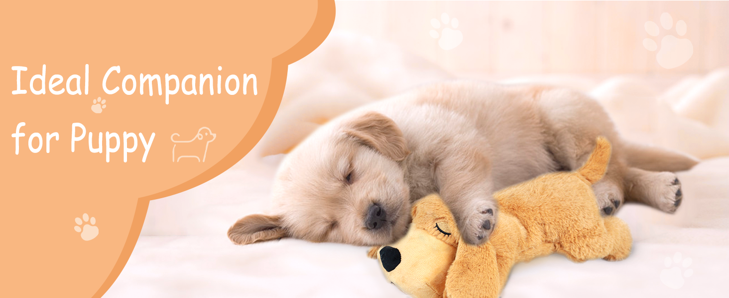 vocheer Puppy Heartbeat Toy, Dog Anxiety Relief Calming Aid