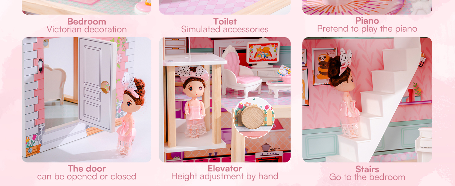 barbie dollhouse 1 12 scale dollhouse dollhouse for toddlers