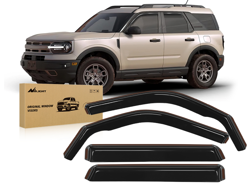 Ford Bronco rain guards