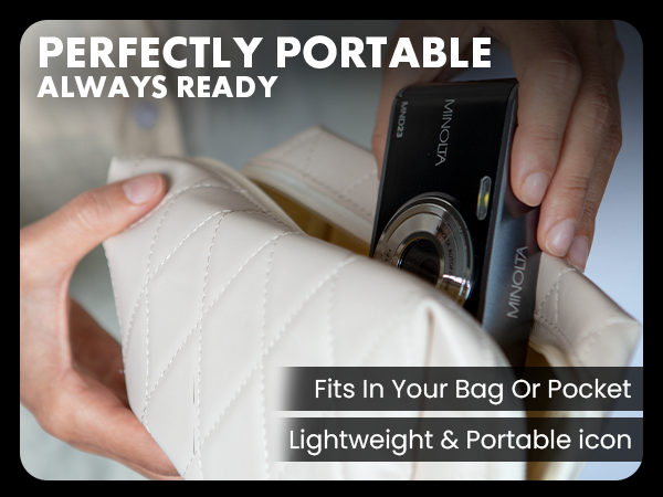 Portable digital camera designed to fit in your bag or pocket!