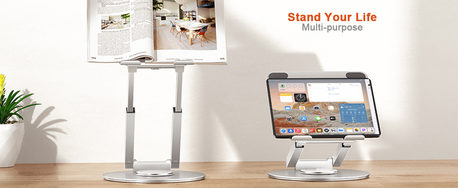 Proffisy Aluminum Laptop Stand for Desk Ergonomic Sitting/Standing