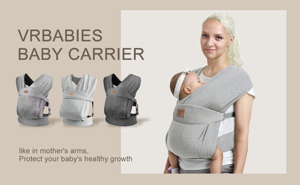 Amazon.com : vrbabies Baby Wraps Carrier Newborn to Toddler, Kangaroo ...