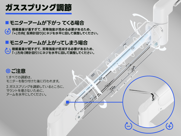 Amazon.co.jp: METIYA 省スペースモニターアーム 2画面 ホワイト