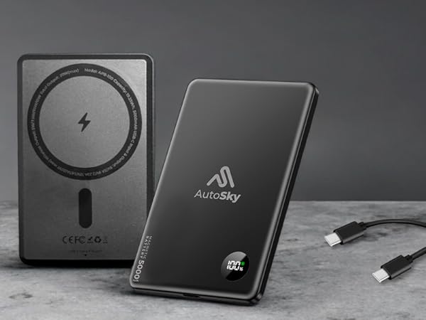 ※kaCASETiFY POWER BANK 5000mAh Amazon.com: TG90° Portable Charger Power Bank, Ultra Small