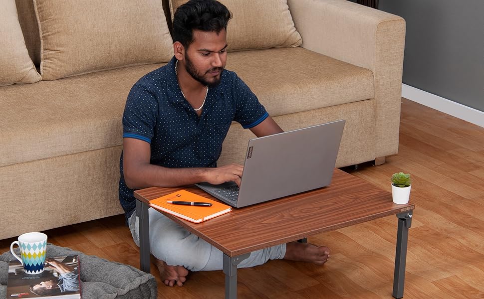 INVISIBLE BED Sturdy Foldable Laptop Table, Bed Table, Lapdesk, Study