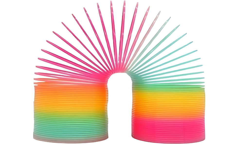 PEBBLE HUG Expandable Rainbow Bouncy Magic Spring for Boys and Girls ...