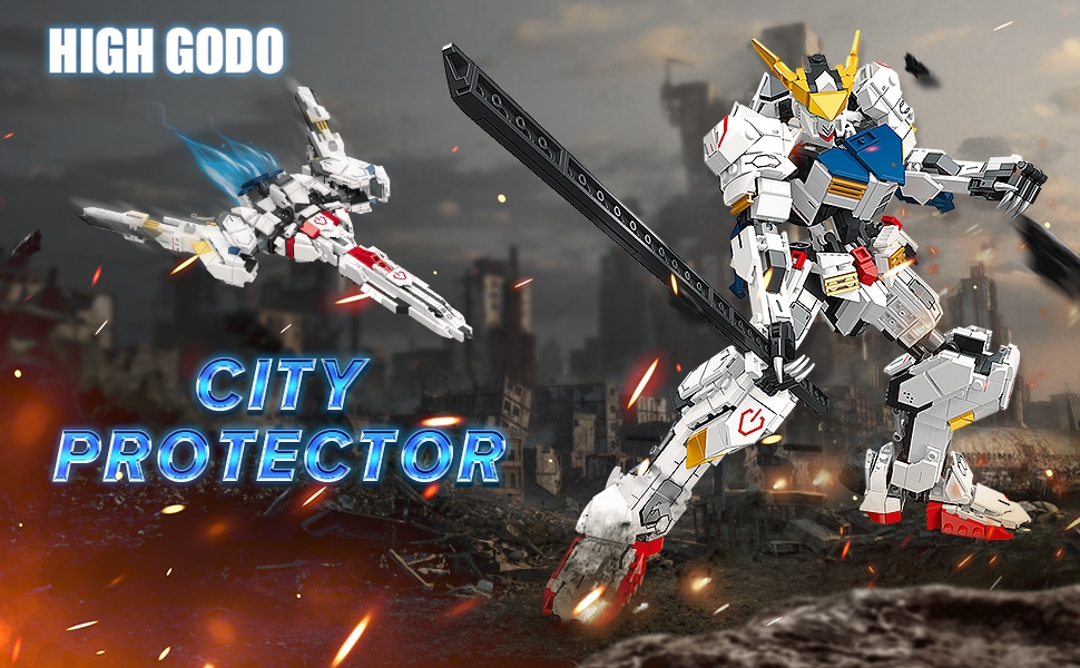 HIGH GODO 2 in 1 Transforming Building Set