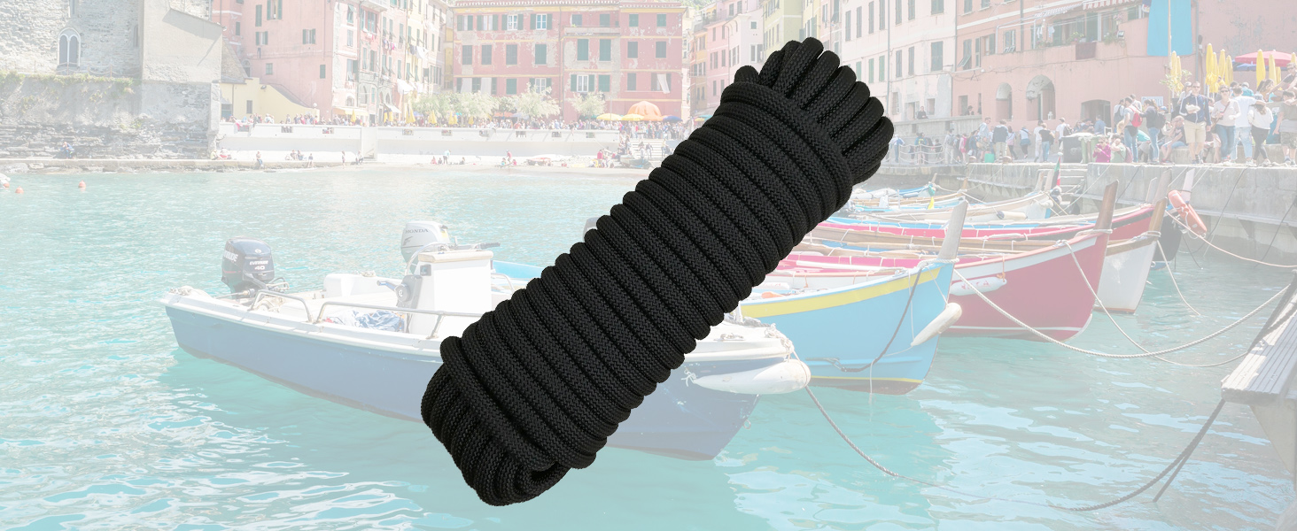 20m black rope