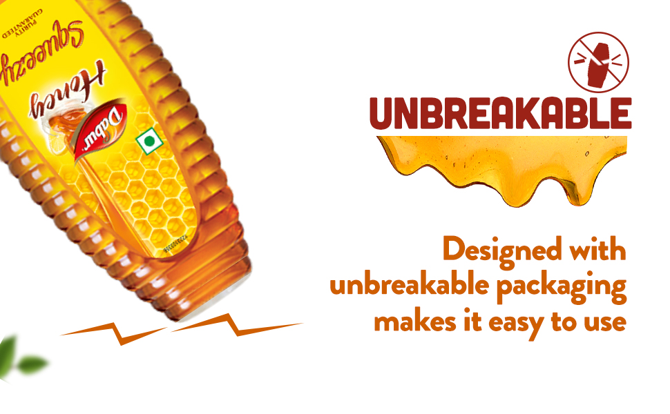 Dabur Honey 100 Pure World's No.1 Honey Brand with No Sugar