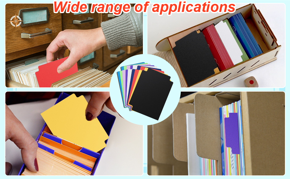 NEOUTH White Trading Card Divider Cards Card Sorting Tray Plastic