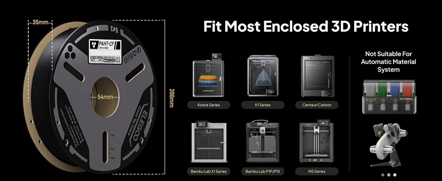 fit most enclosed 3d printers