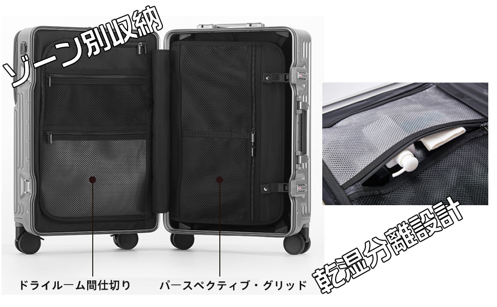 Amazon | [GGQAAA] スーツケース キャリーケース トップオープン