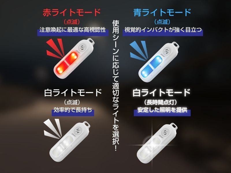 Amazon.co.jp: TOKAIZ 多機能防犯ブザー 夜歩き護身 夜間